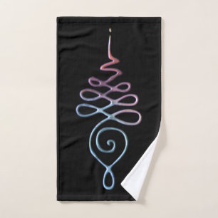 Gradient Unalome Hand Towel