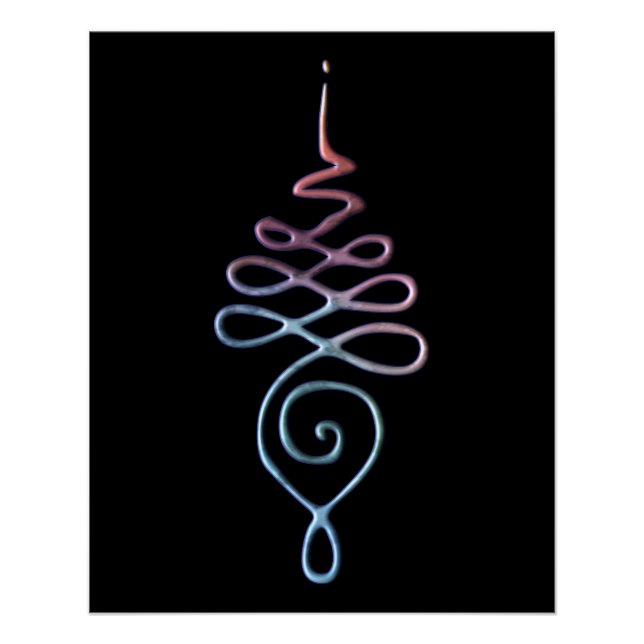 Gradient Unalome Poster (Front)
