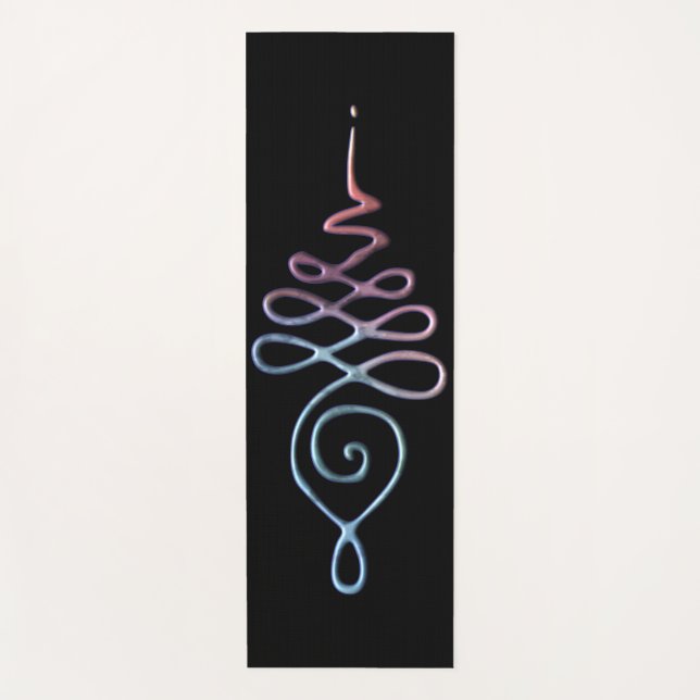 Gradient Unalome Yoga Mat (Front)