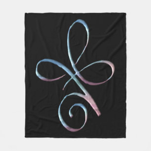 Gradient Unconditional Love Fleece Blanket
