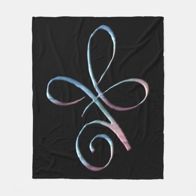 Gradient Unconditional Love Fleece Blanket (Front)