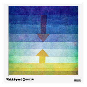 Gradient with Arrow, Paul Klee Wall Decal