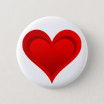 Gradients Red Love Heart + Your Text &amp; Ideas Button at Zazzle