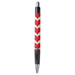 Gradients RED LOVE HEART + your text & ideas Pen