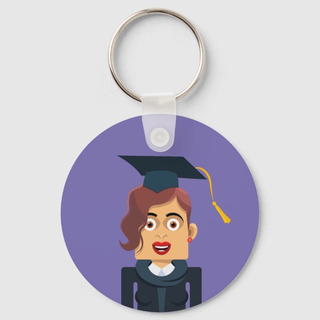 Graduado Keychain (Front)
