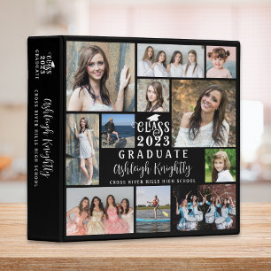 Graduate 11 Photo Collage Album Scrapbook 3 Ring Binder