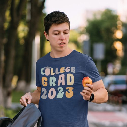 Graduate 2023 College Grad Retro Graduation T_Shirt