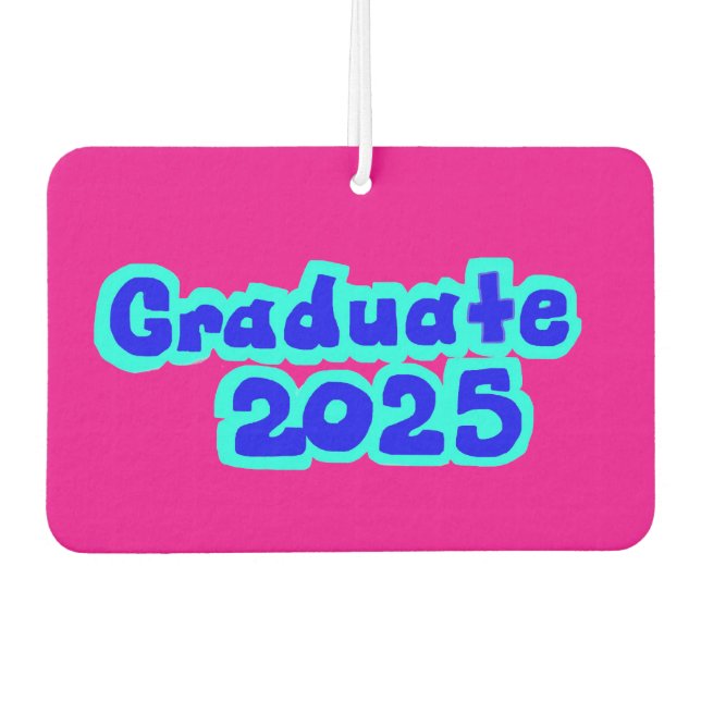 Graduate 2025  air freshener (Front)