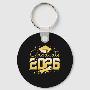 Graduate 2026 Graduation Cap Diploma Celebration P Keychain