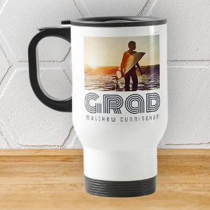 Graduate 20XX Retro Cool Simple Grad Year Travel Mug