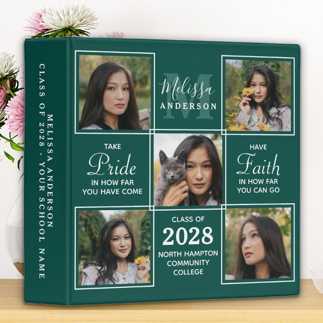 Graduate 5 Photo Album Scrapbook Graduation 3 Ring Binder (Creator Uploaded)