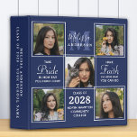 Graduate 5 Photo Collage Graduation Scrapbook 3 Ring Binder<br><div class="desc">Graduation Photo Album & Graduate Memory Book ~ modern and elegant photo collage graduation photo album. Customize with 5 of your favorite senior or college photos, and personalize with monogram initial, name, graduating year, high school or college initials. These unique trendy and stylish graduation binders will be a treasured keepsake....</div>