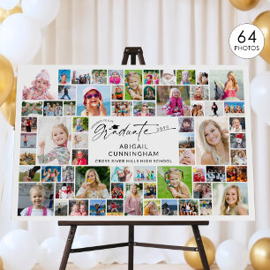 Graduate 64 Photo Collage Party Decor Foam Board