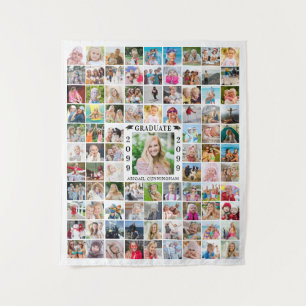 Graduate 90 Photo Collage White Backdrop