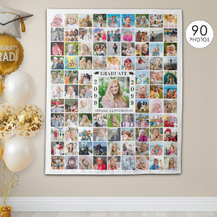 Graduate 90 Photo Collage White Backdrop