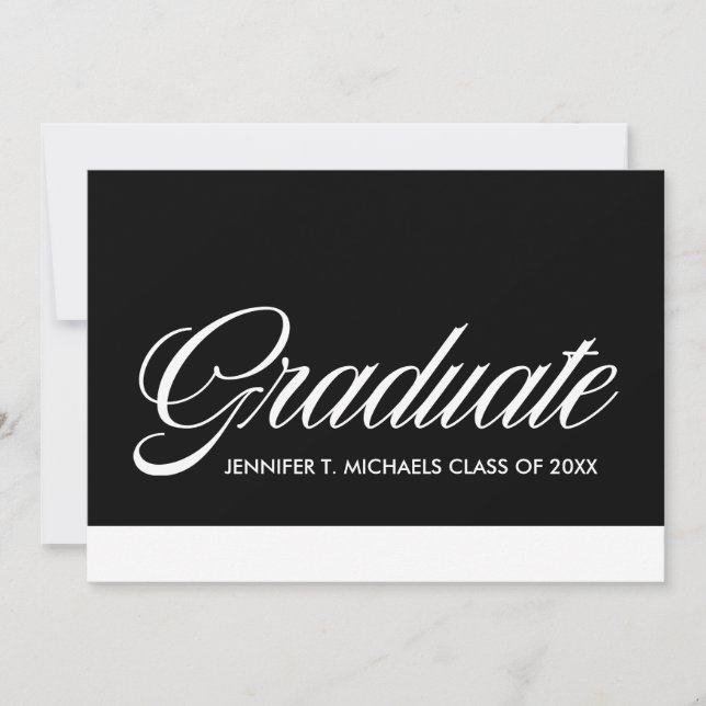 Graduate Announcement (Front)