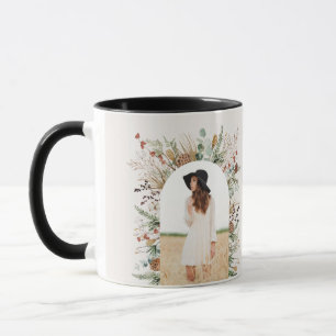Graduate arch 1 photo terracotta botanical modern mug