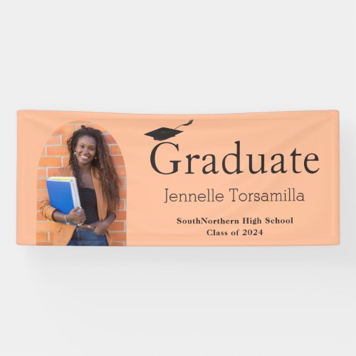 Graduate Arch Photo Graduation Banner