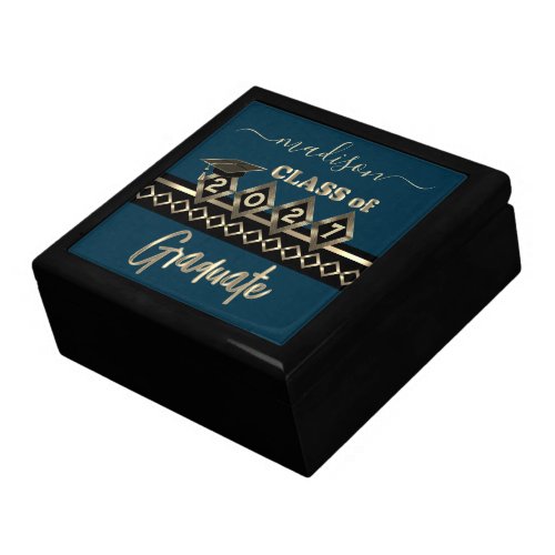 Graduate _ Black  Gold _ Customize Gift Box