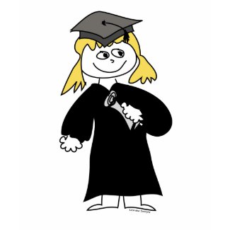 Graduate, Blonde Female shirt