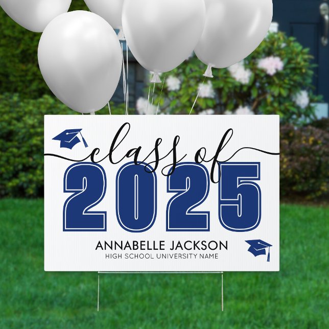 Graduate Blue Graduation Sign (Graduate Blue Graduation Sign )