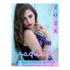 Graduate Blue Script | Cool Brush Photo Keepsake