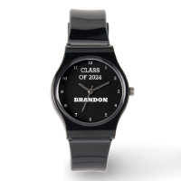 Graduate Boys Black Graduation School College Watch