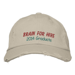 Graduate Cap by SRF - Brain for Hire !