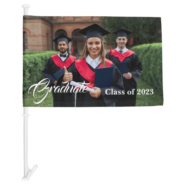 Graduate Car Flag (Front)