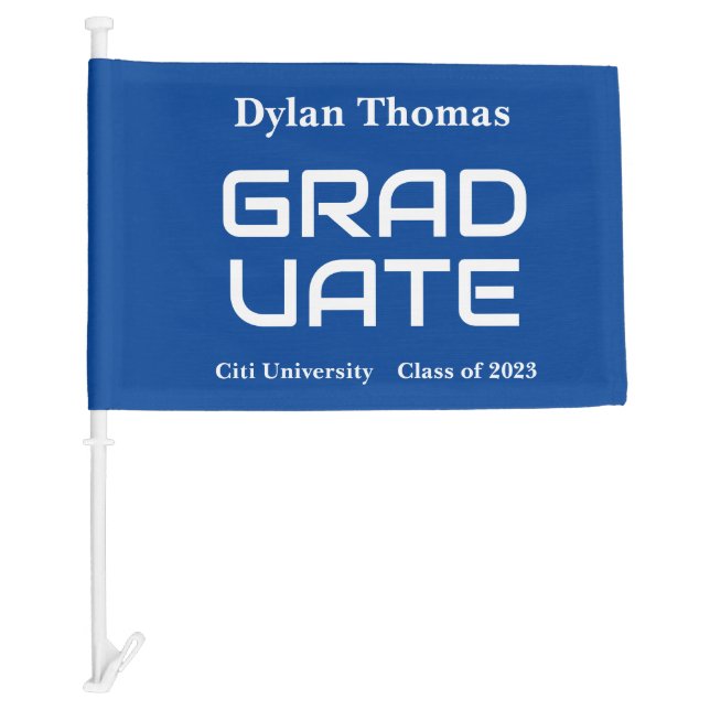 Graduate Car Flag (Front)