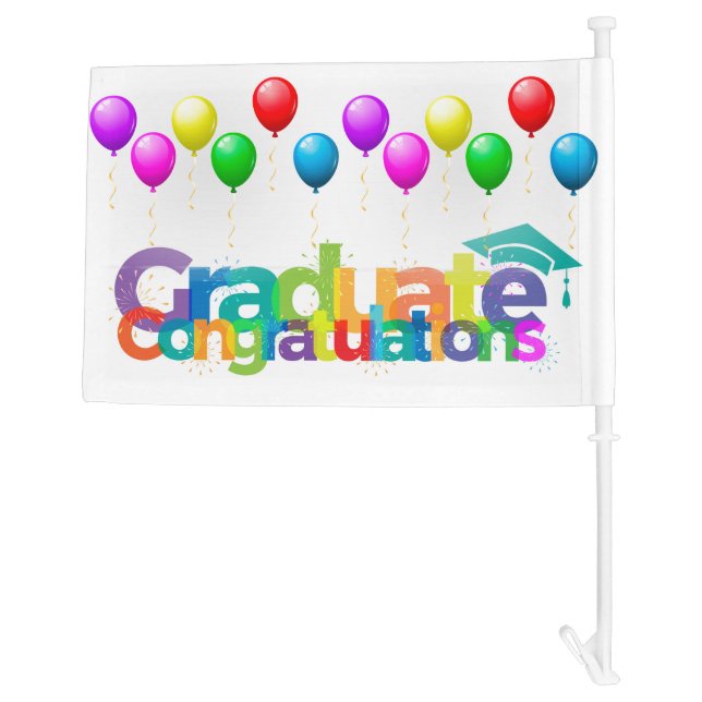 Graduate Car Flag (Back)