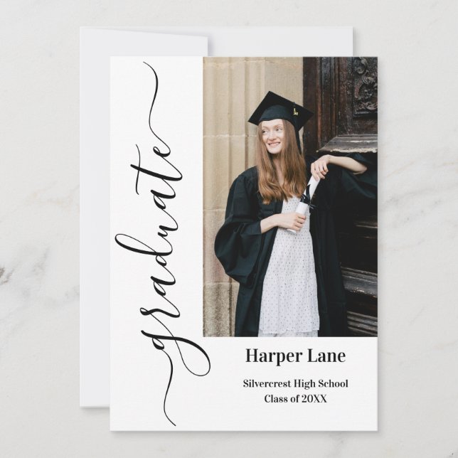 Graduate Celebration Party Invitation (Front)