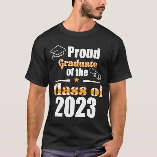 Graduate Class 2023 Proud Family Graduation T_Shirt