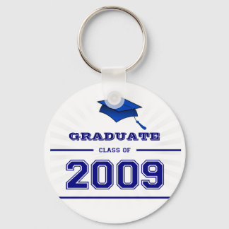 Graduate Class of 2009 Key Ring - Blue