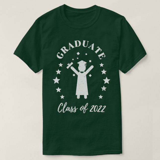 Graduate Class Of 2022 Graduation Fun  T-Shirt (Design Front)