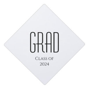 Graduate Class of 2023 Minimalist   Graduation Cap Topper
