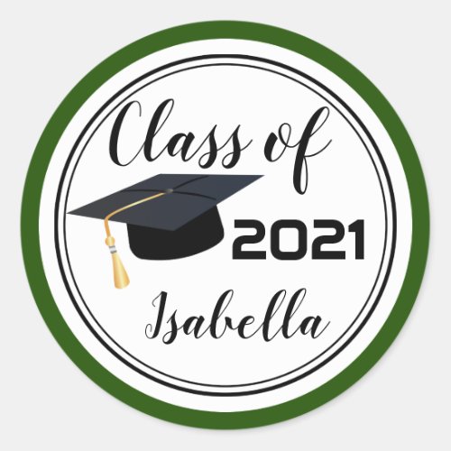 Graduate _ Class of 20XX Classic Round Sticker