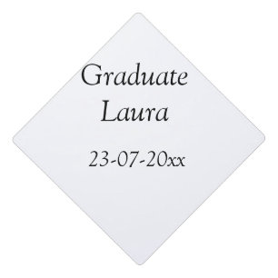 Graduate class of 20xx Congratulate add name date Graduation Cap Topper