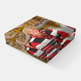 Graduate Class of 20XX Custom Photo Template Paperweight