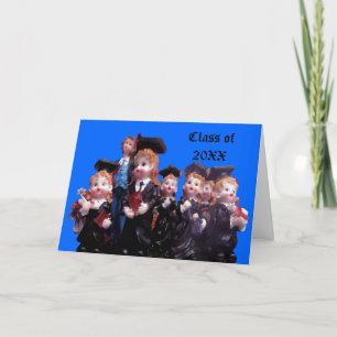 Graduate Class of 20XX Porcelain Figurines Photo Card