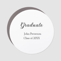 Graduate class of 20XX simple minimal graduation m