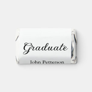 Graduate class of 20XX simple minimal graduation m Hershey's Miniatures