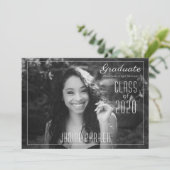Graduate Class of Add You Own Photo Custom Announcement (Standing Front)