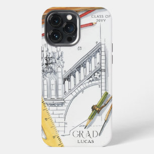 Graduate Class of Architecture Engineer Name iPhone 13 Pro Max Case