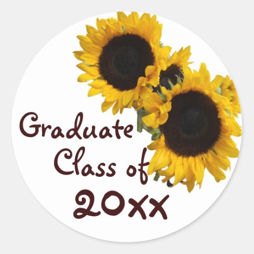 Graduate Class of Classic Round Sticker