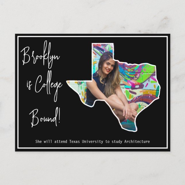 Graduate College Bound Texas Postcard (Front)