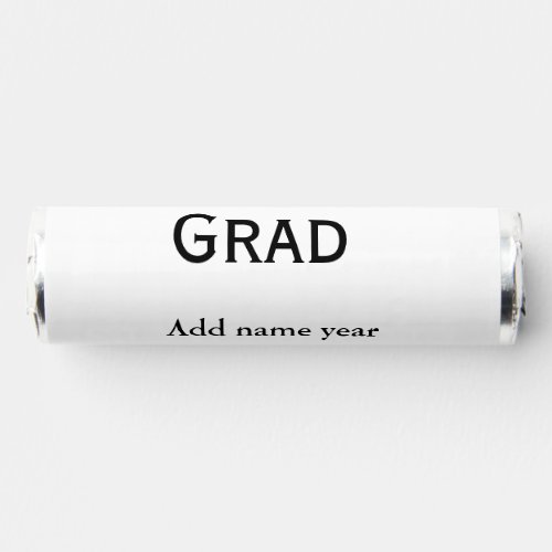 graduate congrats add name class of year breath savers mints