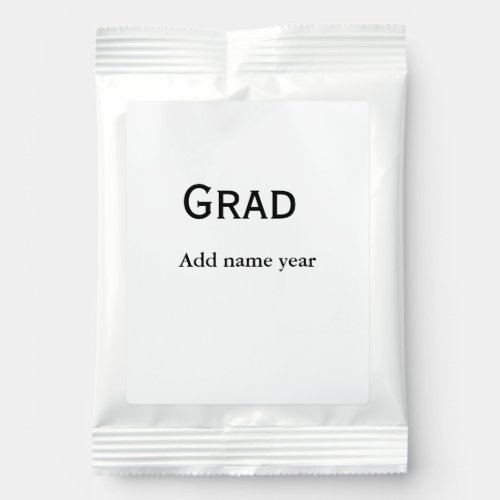 graduate congrats add name class of year hot chocolate drink mix