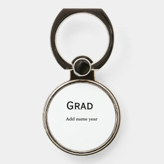 graduate congrats add name class of year phone ring stand
