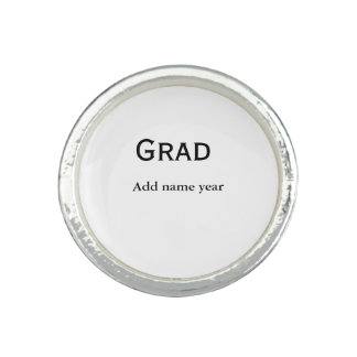 graduate congrats add name class of year ring